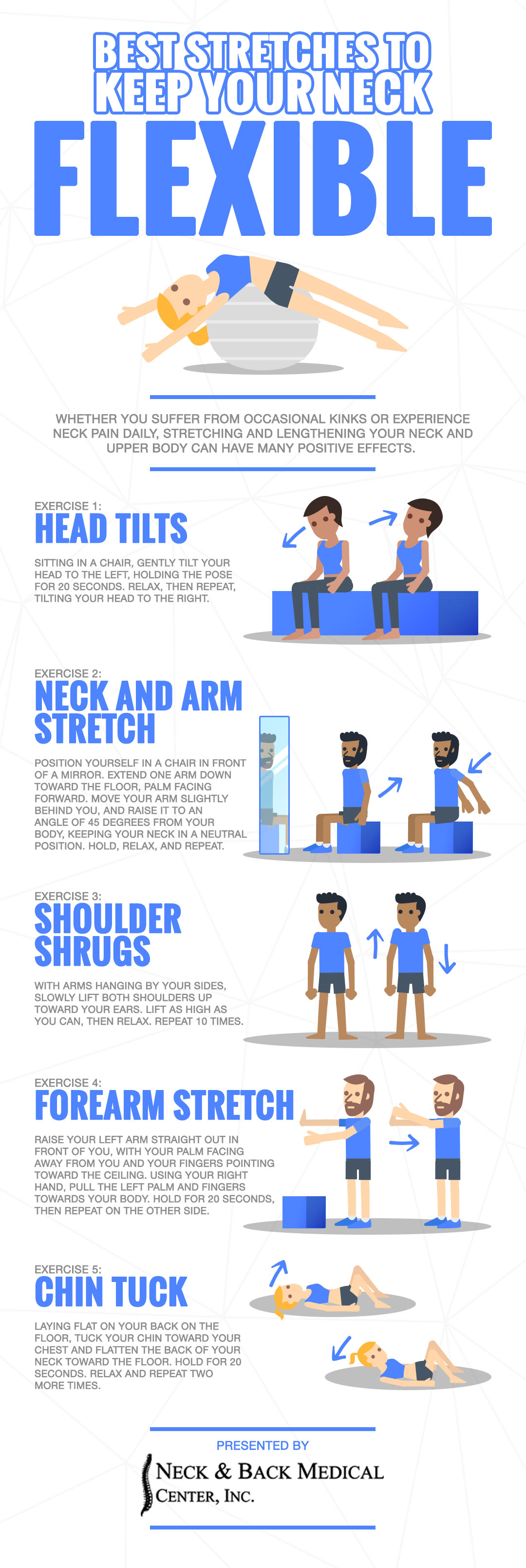fix neck pain | neck stretches | neck and back medical center